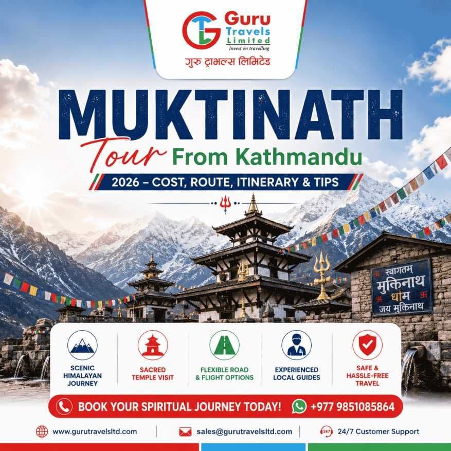 Muktinath Tour from Kathmandu 2026 - Cost, Route, Itinerary & Tips.